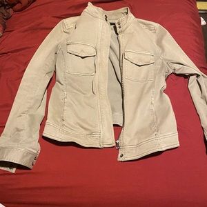 Light green denim jacket